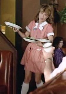 Sarah's waitress uniform